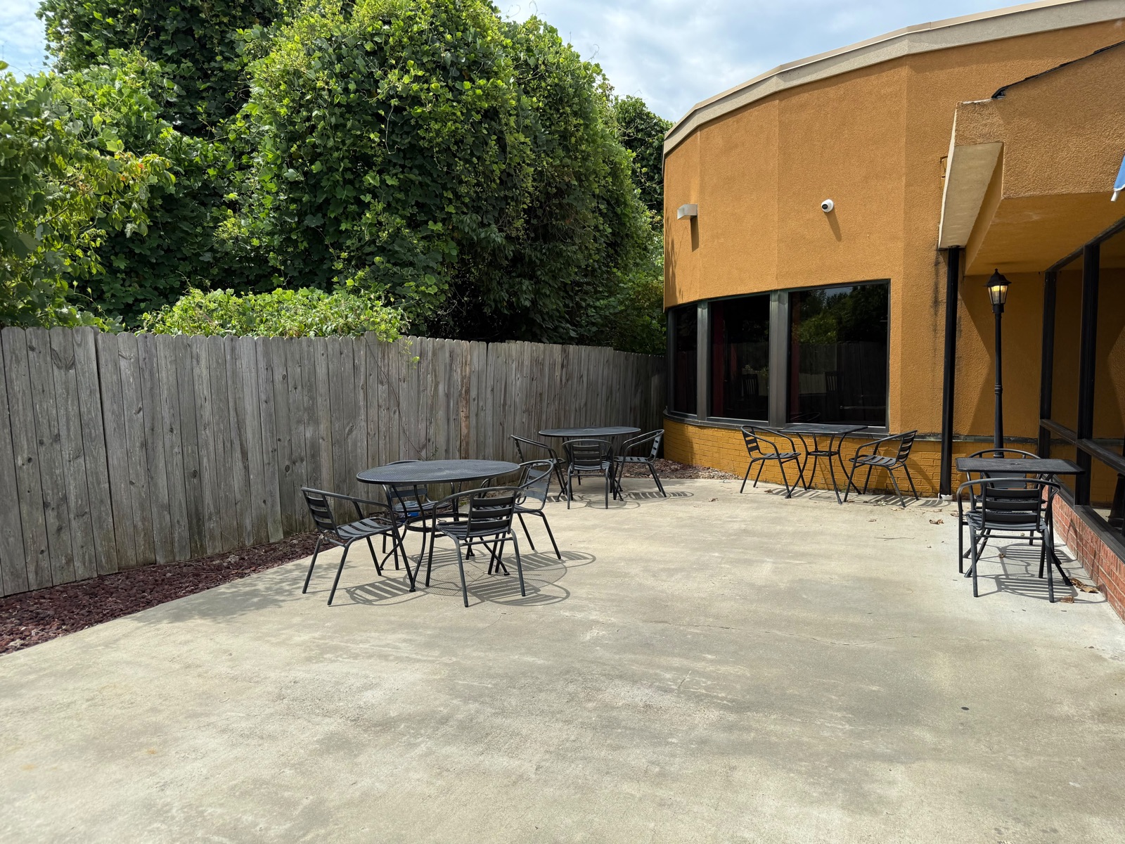 Bottomz Up patio seating on Seymour Drive